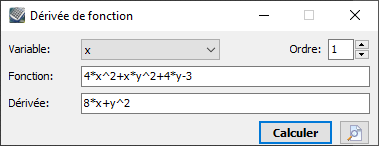 Kalkules Dérivation de fonctions