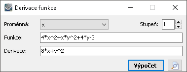 Kalkules - Derivace funkce