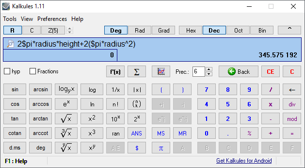 Casio calculator outlet for pc